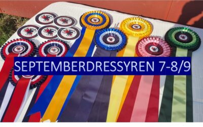 Funktionärsschema till Septemberdressyren